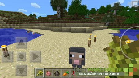 Добыча ресурсов в Майнкрафт PE