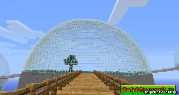 Biosphere - генерация мира майнкрафта в виде шаров