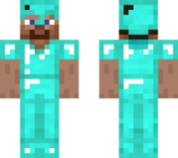 Steve in diamond (Стив в алмазной броне)