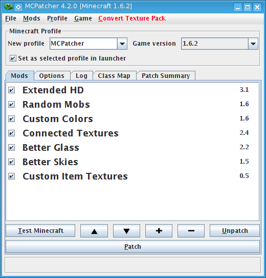 MCPatcher HD