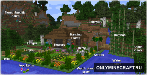 Plant Mega Pack (Мод на растения)