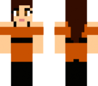 Девочка В Оранжевом Платье