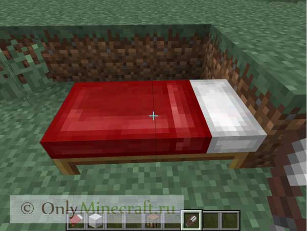 Как сделать кровать в Майнкрафте