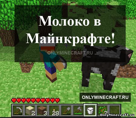 Молоко в Minecraft