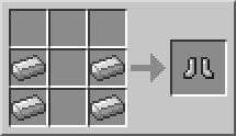Minecraft Ботинки крафт
