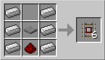 Minecraft Рельсы с датчиком крафт