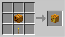 Minecraft Светящаяся тыква крафт