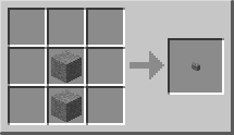Minecraft Каменная кнопка крафт