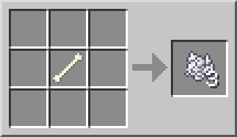 Minecraft Костная мука крафт