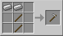 Minecraft Мотыга крафт