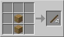 Minecraft палки крафт