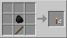 Minecraft Факел крафт