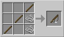 Minecraft Удочка крафт