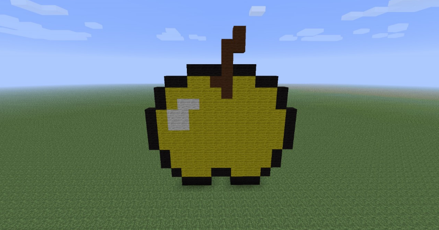 Как сделать золотое яблоко